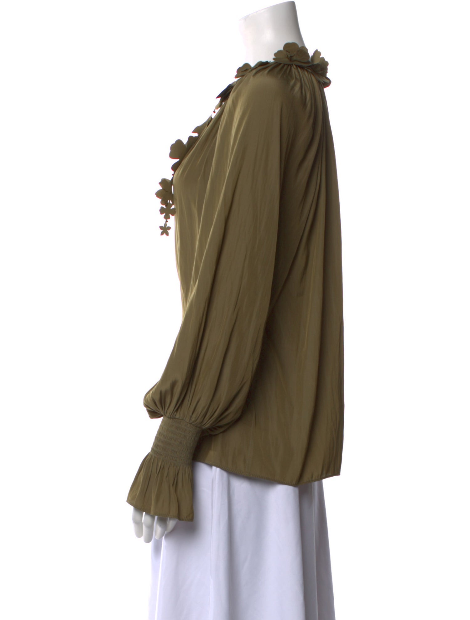 Ramy Brook V-Neck Long Sleeve Blouse