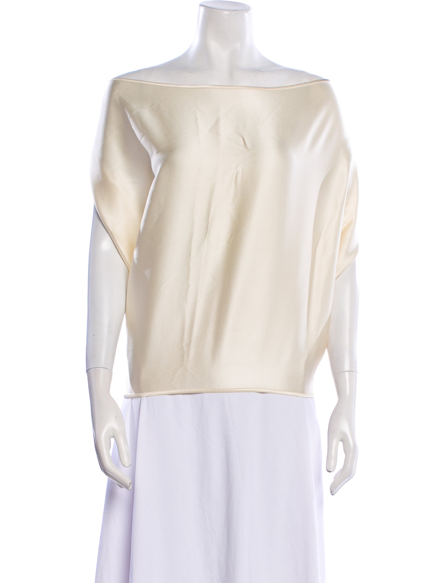 Ramy Brook Silk Bateau Neckline Blouse