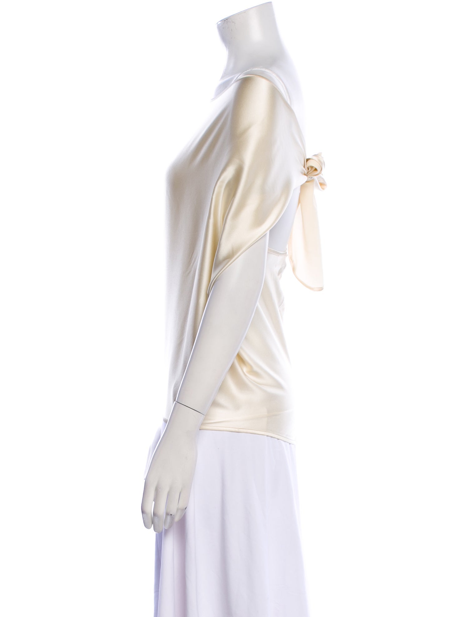 Ramy Brook Silk Bateau Neckline Blouse