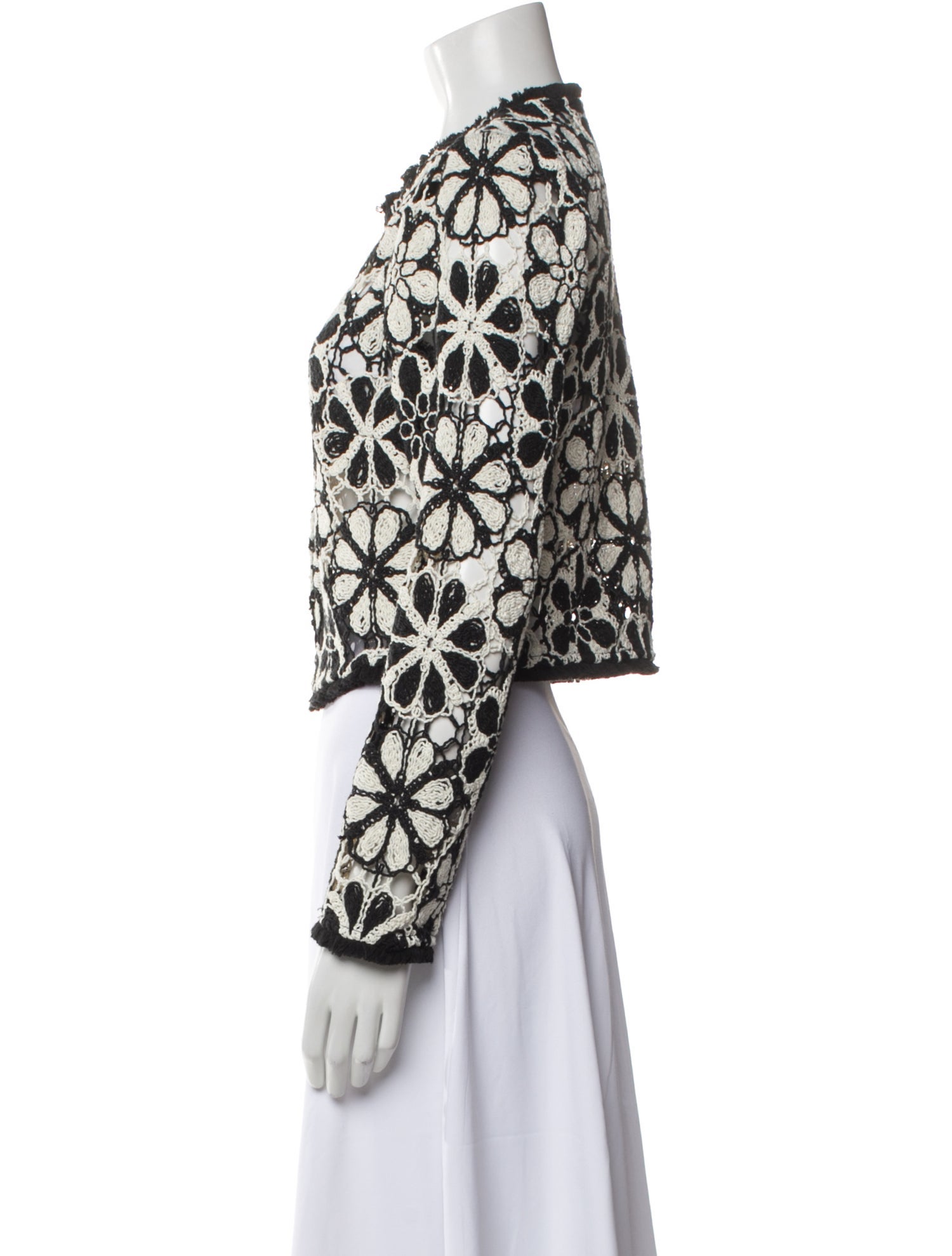 Ramy Brook Floral Print Evening Jacket