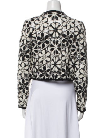 Ramy Brook Floral Print Evening Jacket