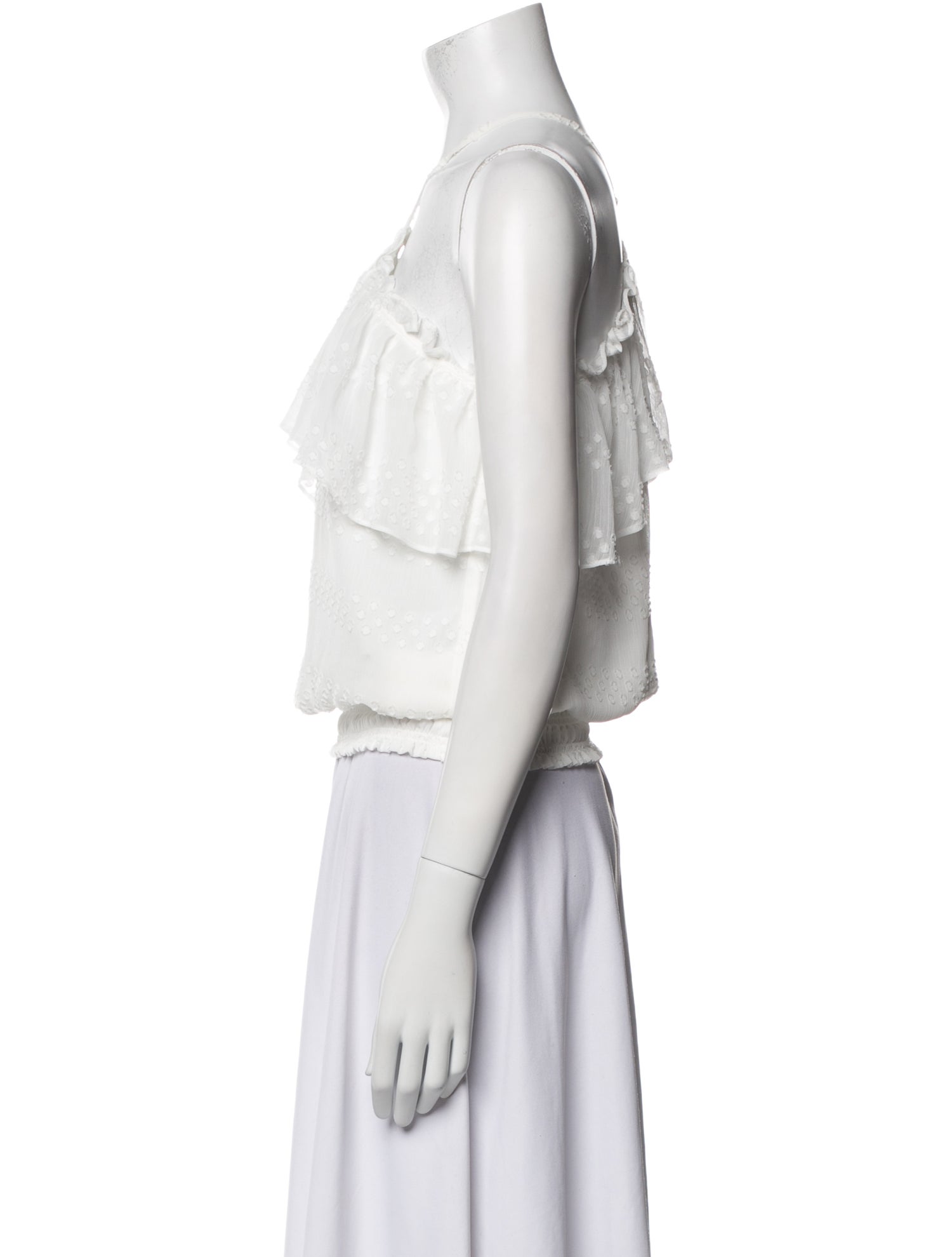 Ramy Brook Halterneck Sleeveless Crop Top