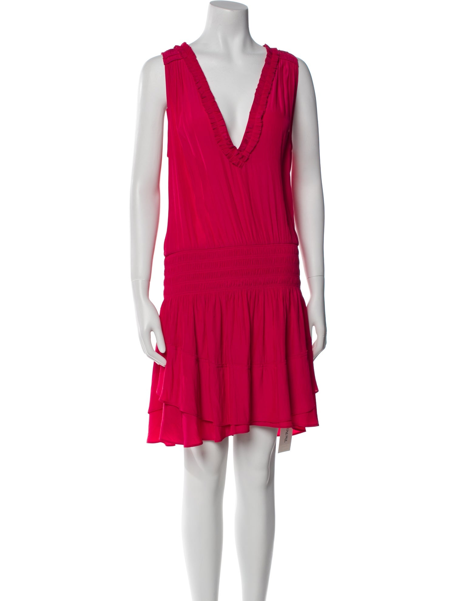 Ramy Brook V-Neck Knee-Length Dress