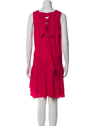 Ramy Brook V-Neck Knee-Length Dress