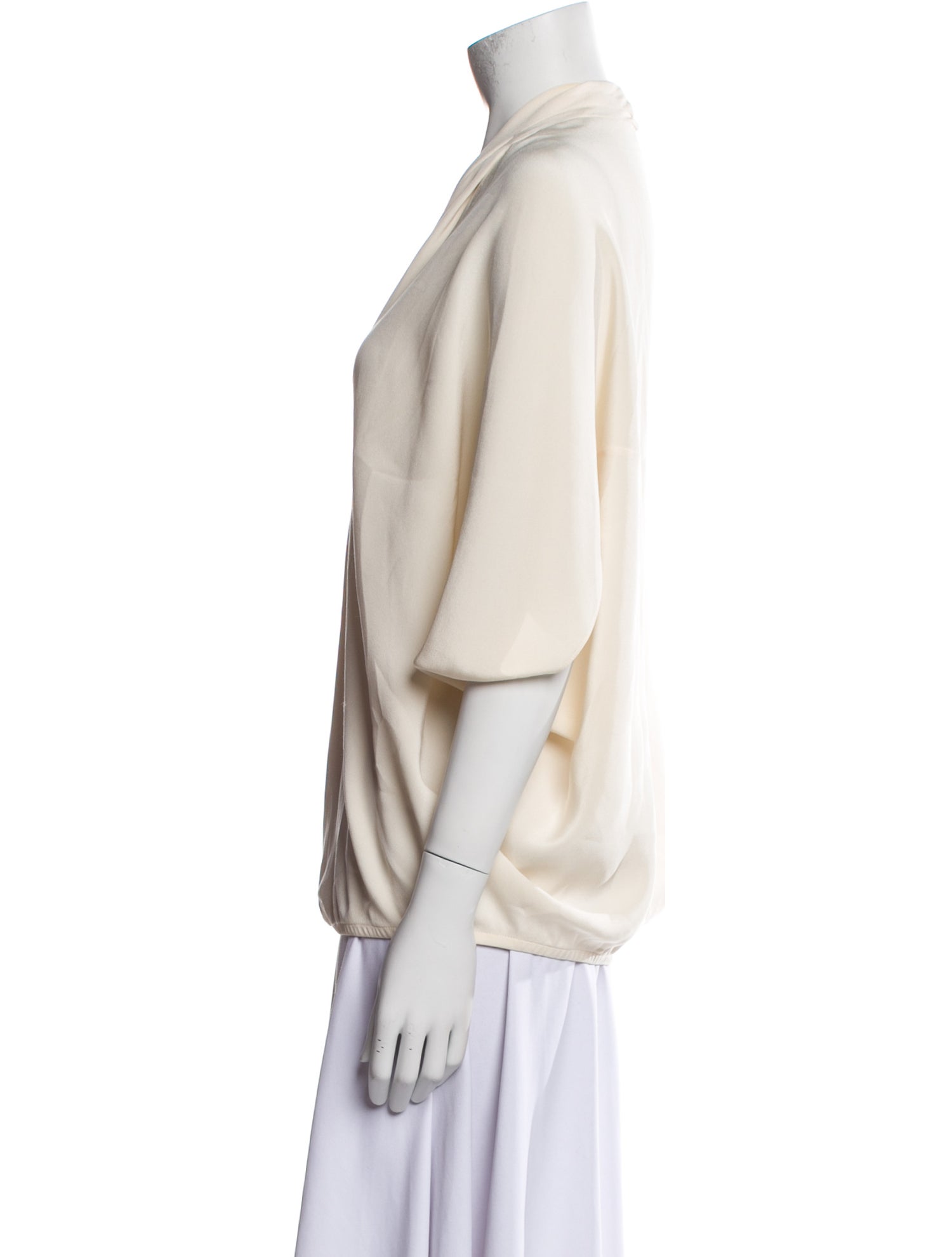 Ramy Brook Silk V-Neck Blouse