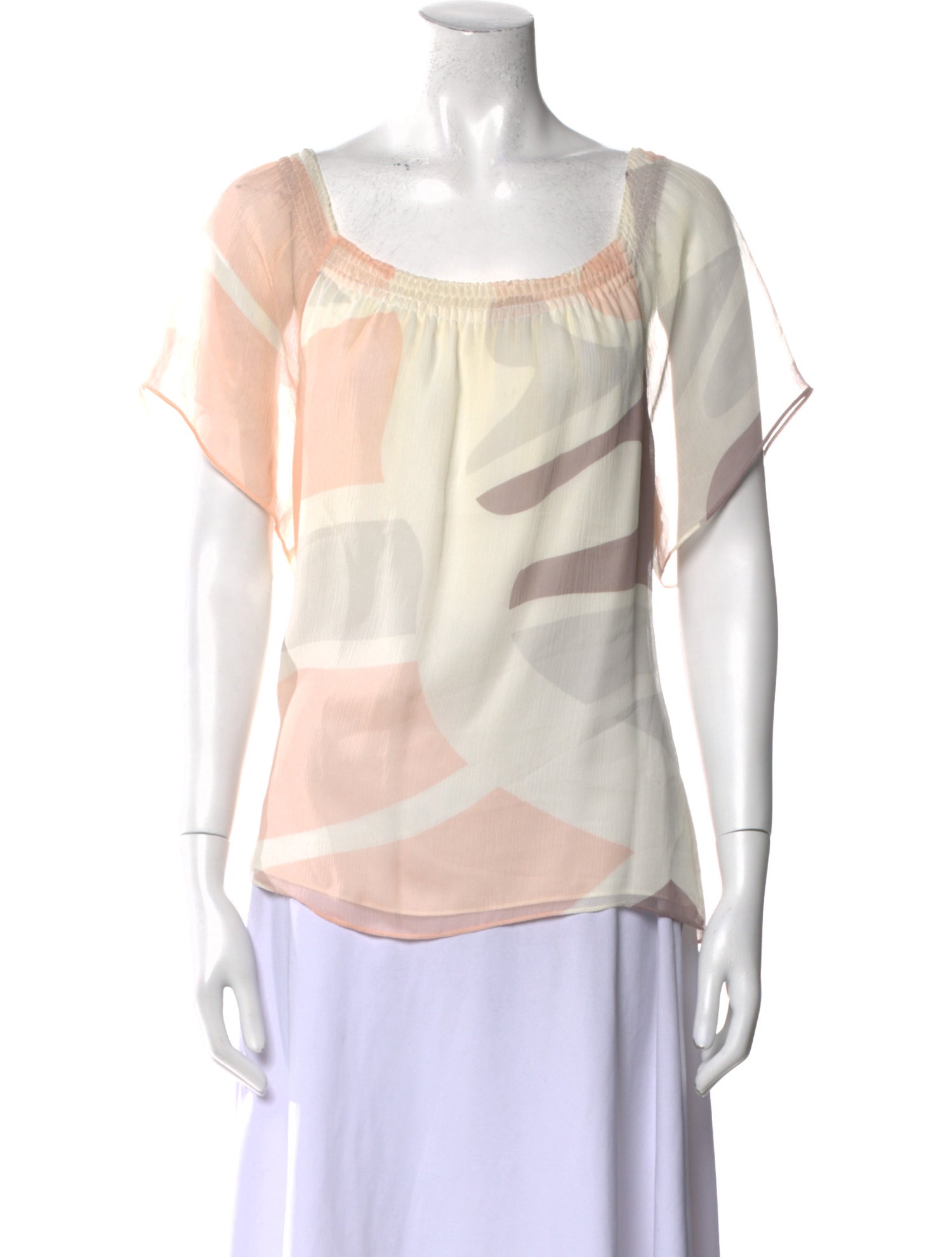 Ramy Brook Silk Printed Blouse