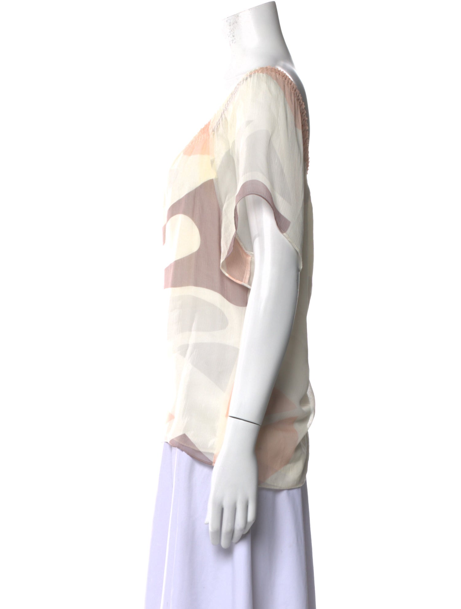 Ramy Brook Silk Printed Blouse