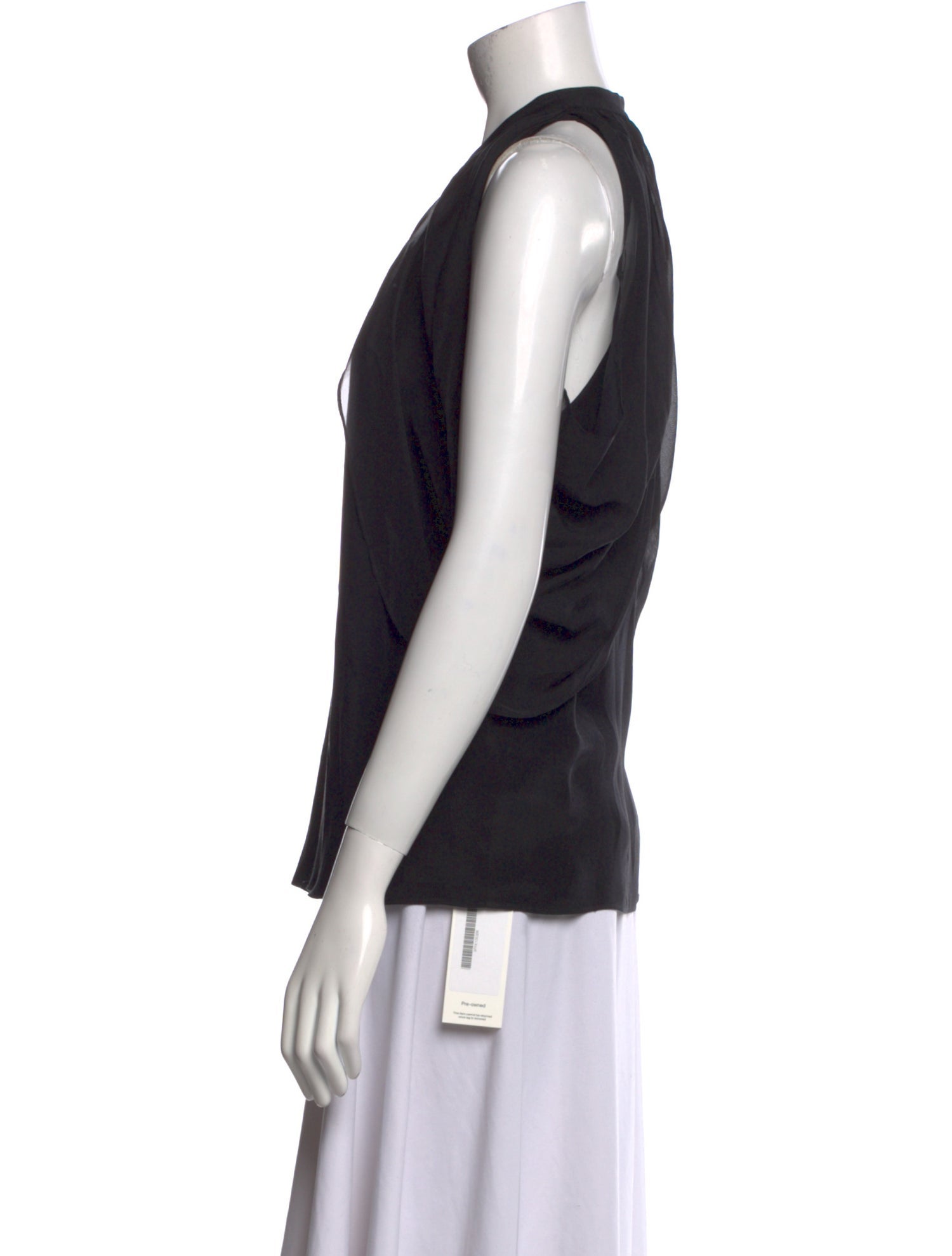 Ramy Brook Silk Crew Neck Blouse