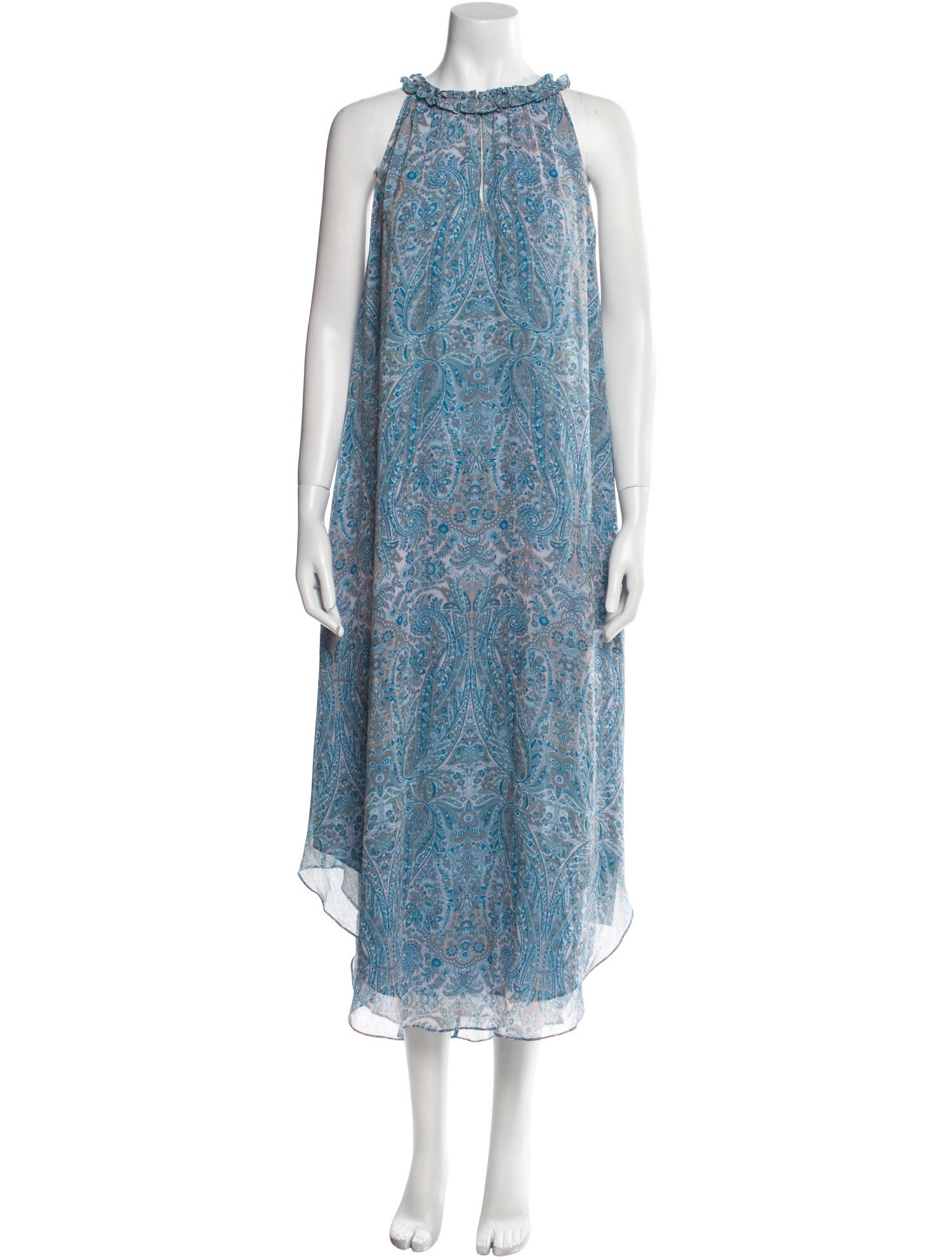 Ramy Brook Paisley Print Long Dress