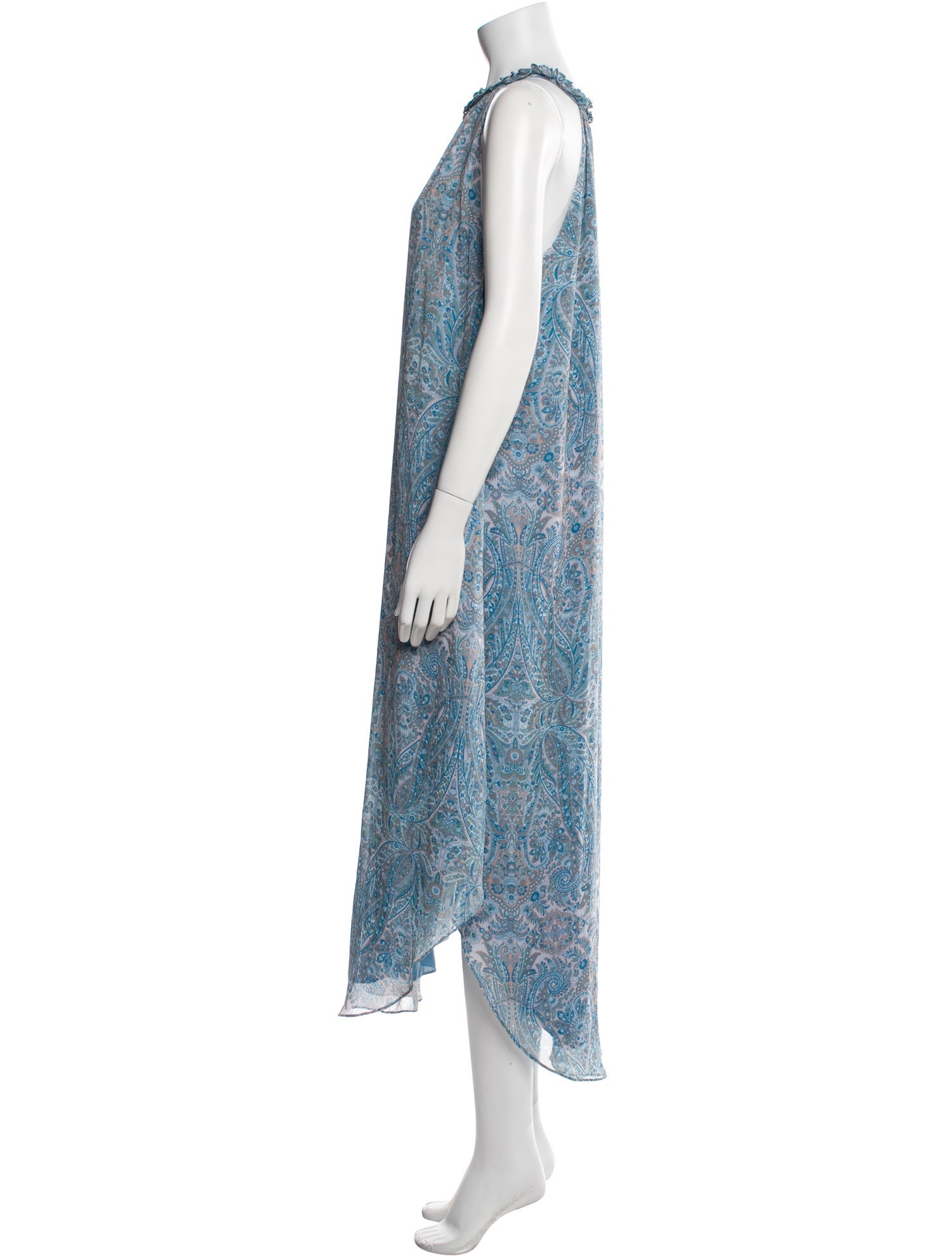 Ramy Brook Paisley Print Long Dress