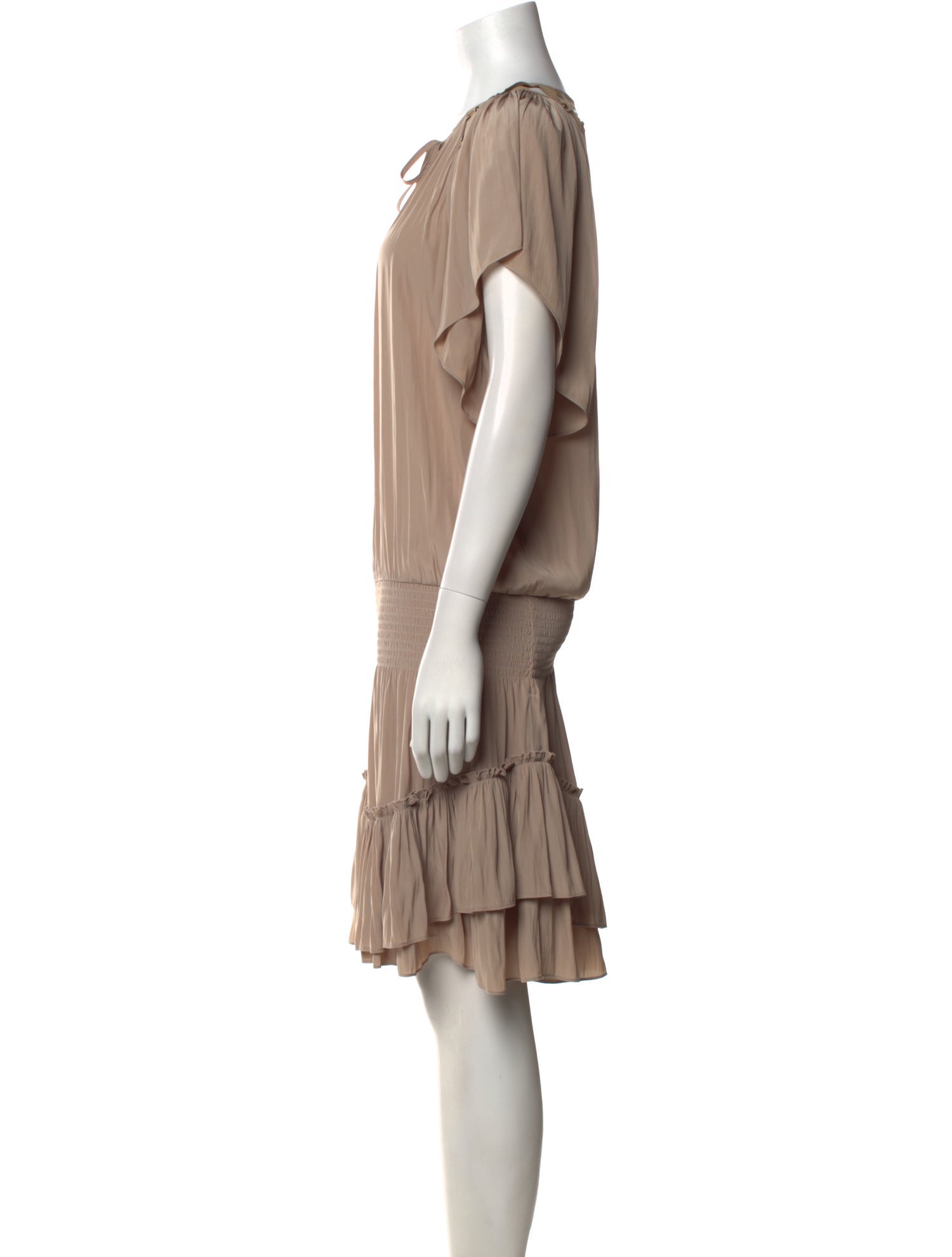 Ramy Brook Crew Neck Knee-Length Dress