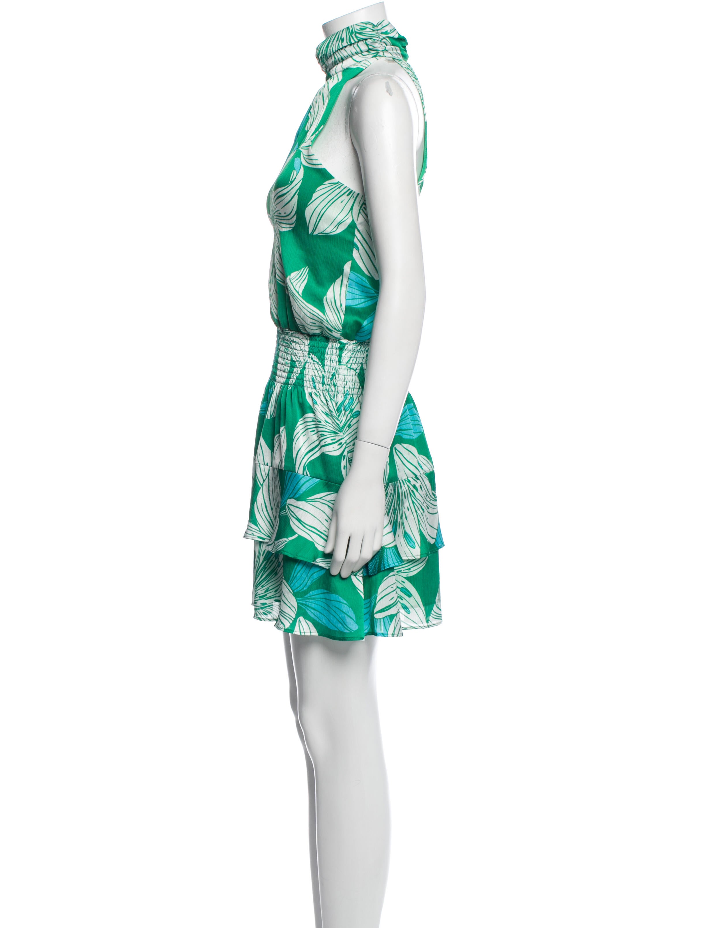 Ramy Brook Floral Print Mini Dress