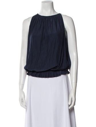 Ramy Brook Scoop Neck Sleeveless Crop Top