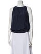 Ramy Brook Scoop Neck Sleeveless Crop Top