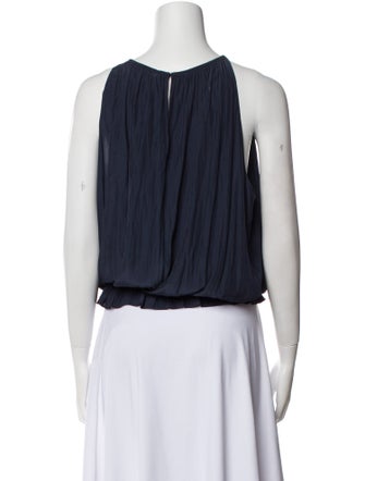 Ramy Brook Scoop Neck Sleeveless Crop Top