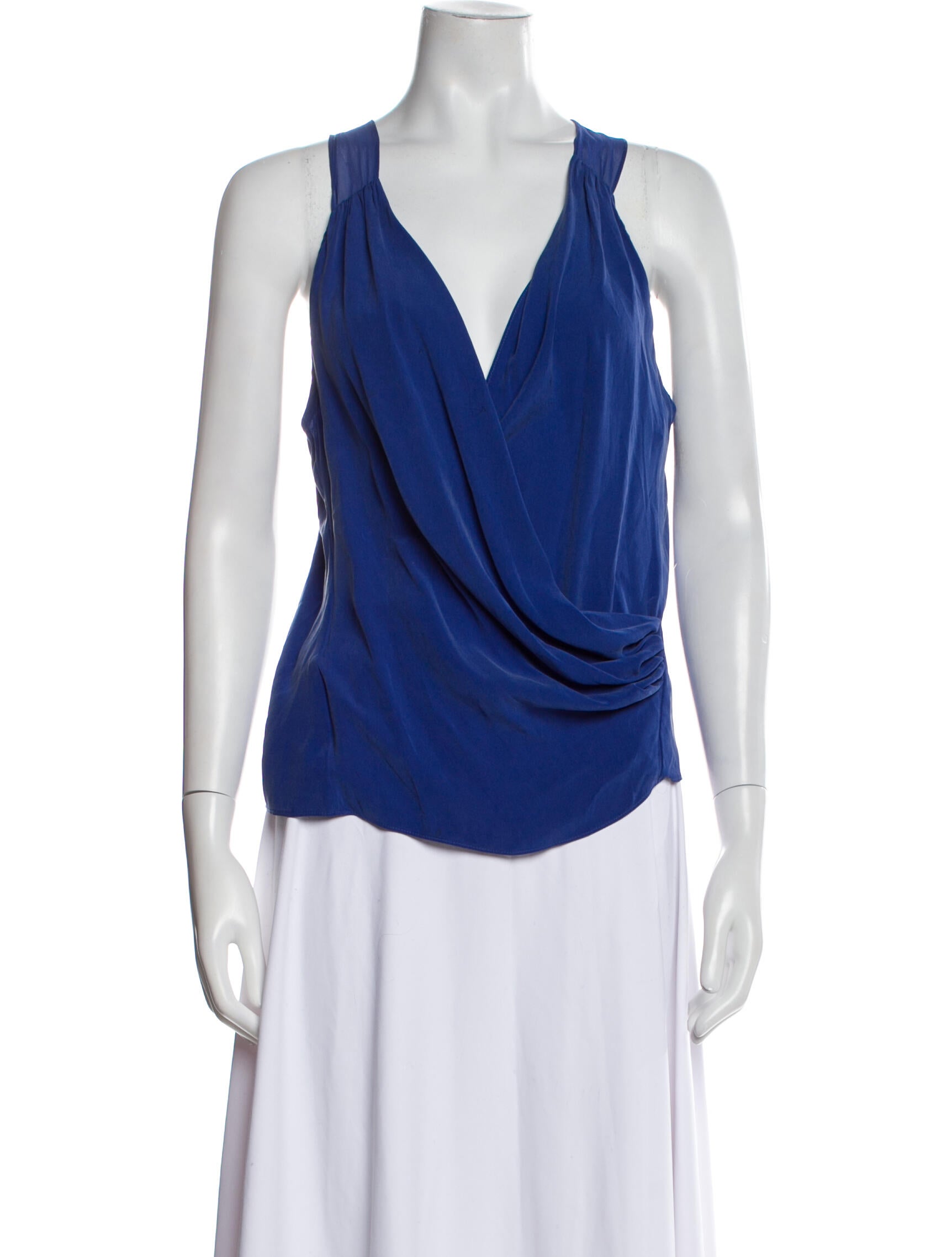 Ramy Brook Silk Cowl Neck Blouse