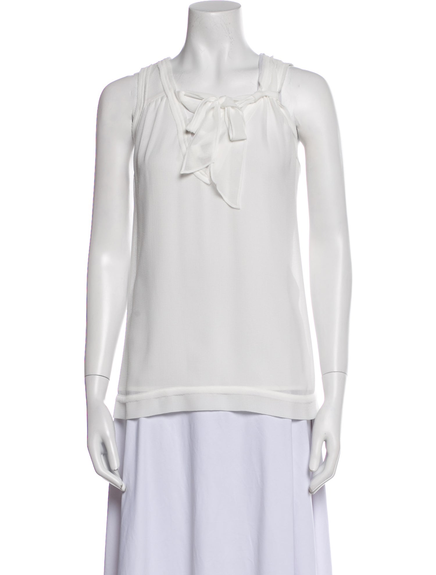 Ramy Brook Square Neckline Sleeveless Top