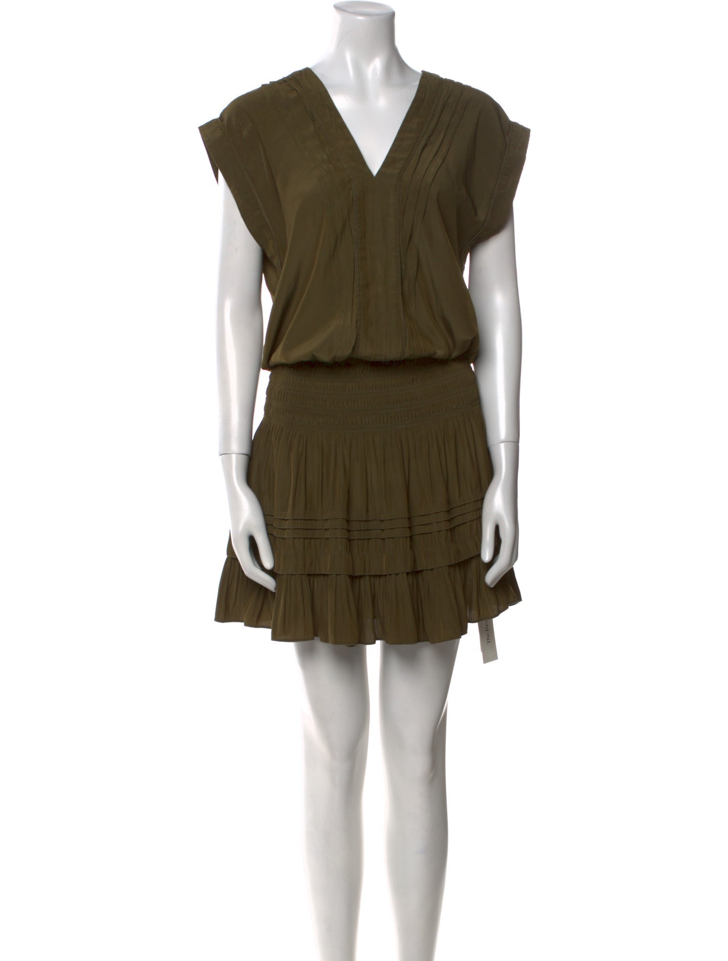 Ramy Brook V-Neck Knee-Length Dress