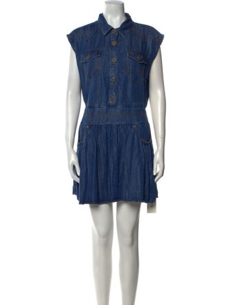 Ramy Brook Chambray Mini Dress