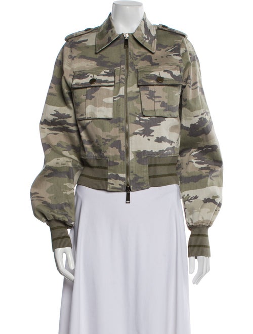 Ramy Brook Printed Bomber Jacket