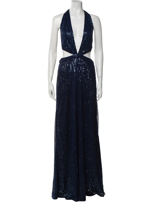 Ramy Brook Halterneck Long Dress