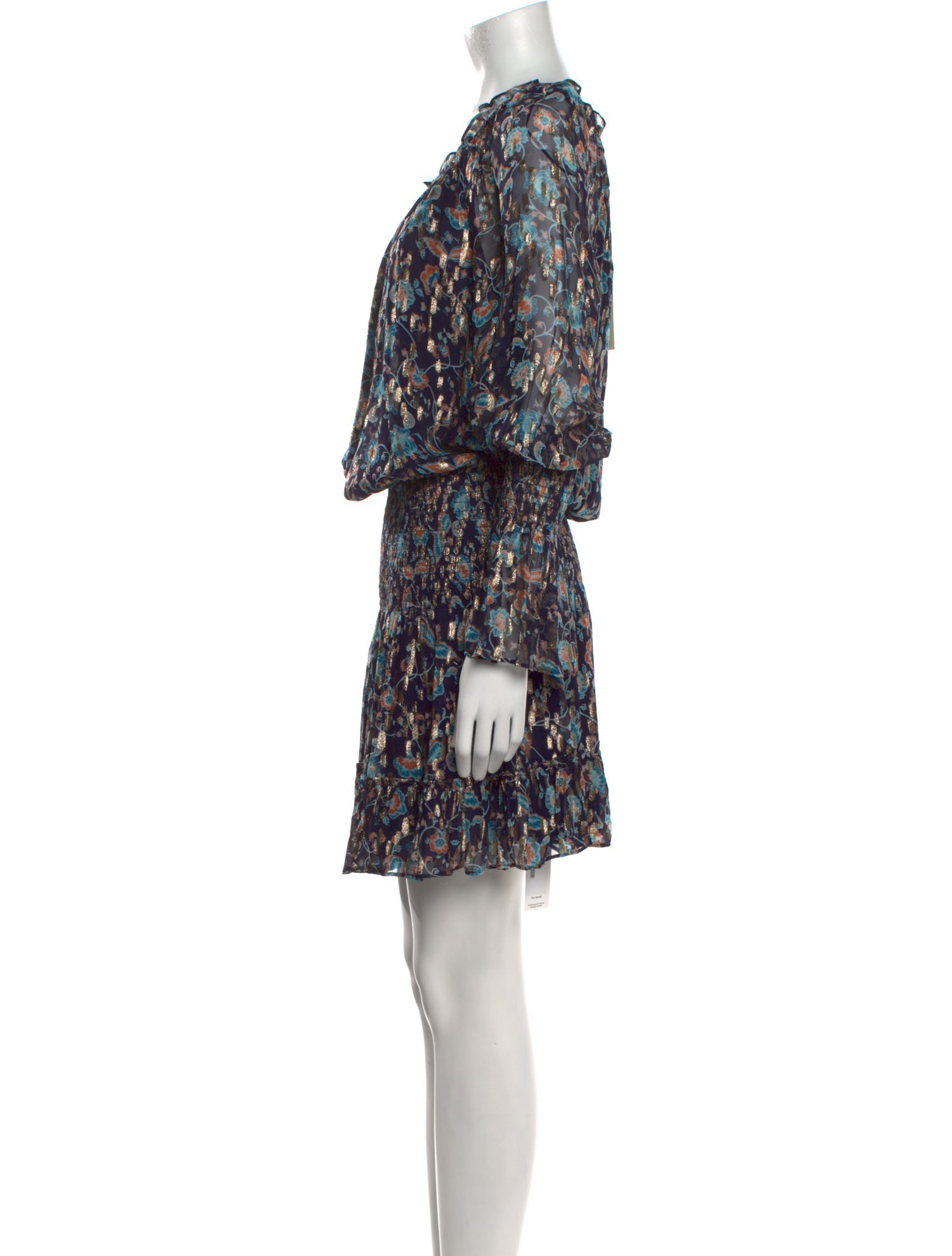 Ramy Brook Floral Print Knee-Length Dress w/ Tags