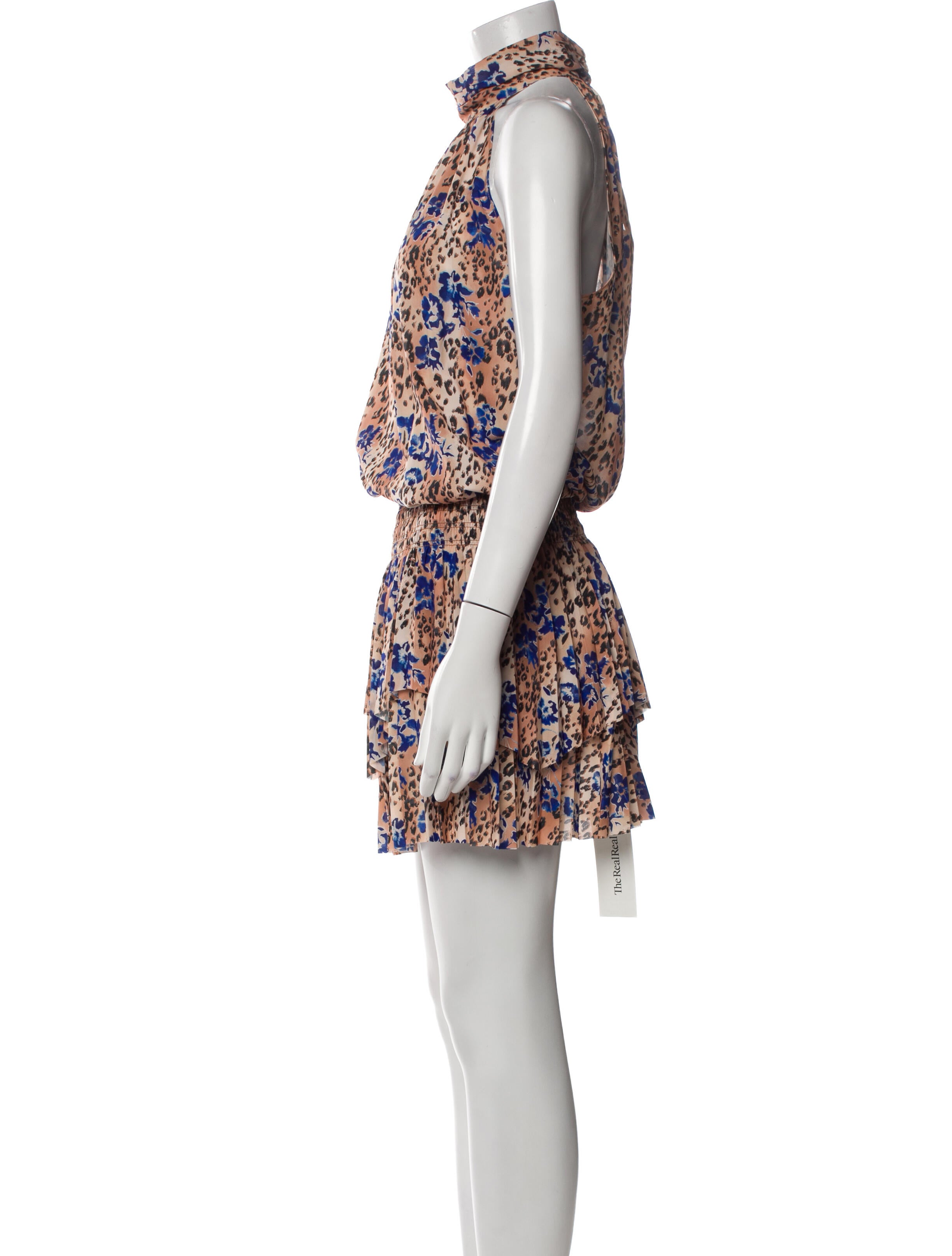 Ramy Brook Floral Print Knee-Length Dress