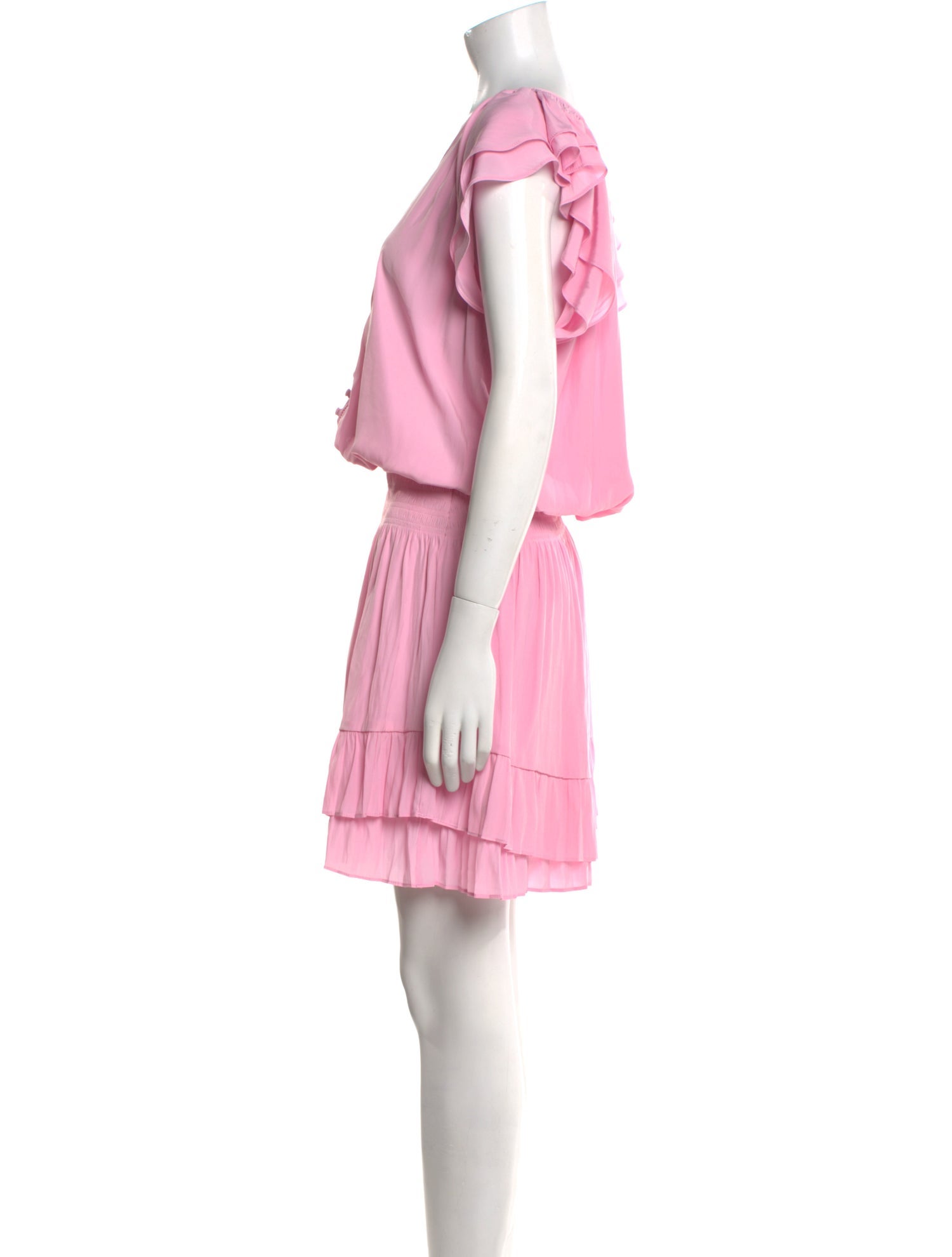 Ramy Brook V-Neck Knee-Length Dress