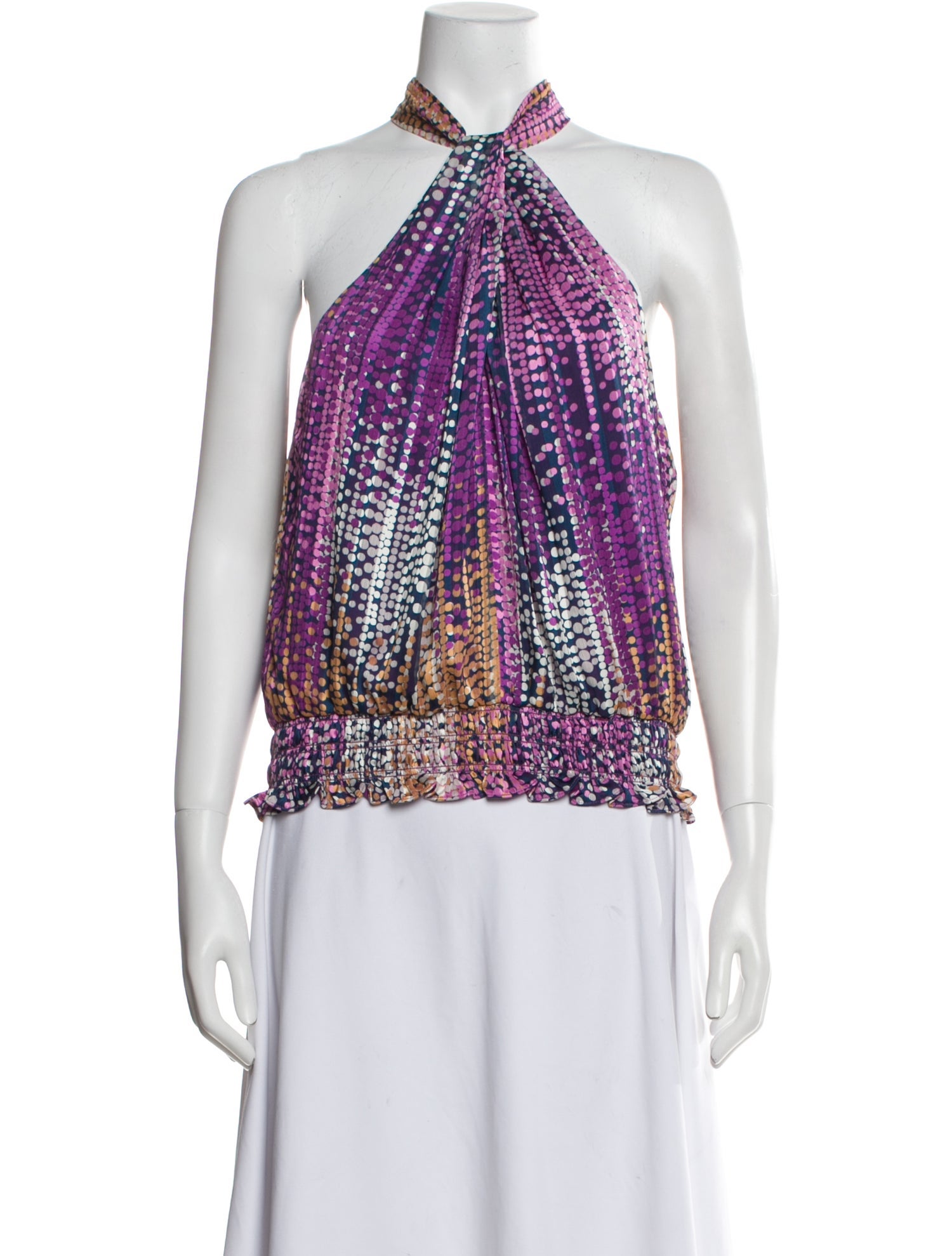 Ramy Brook Printed Halterneck Top