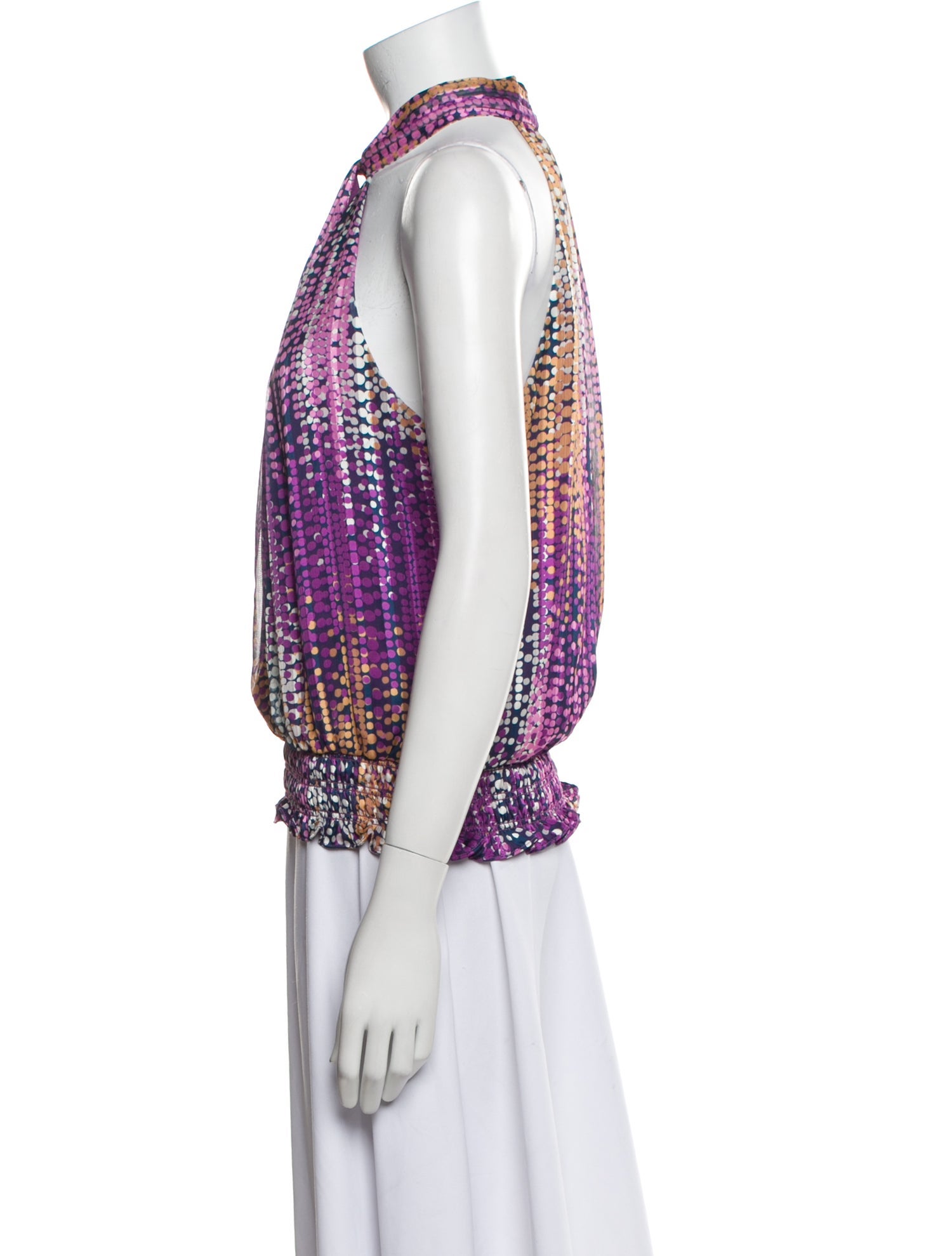 Ramy Brook Printed Halterneck Top