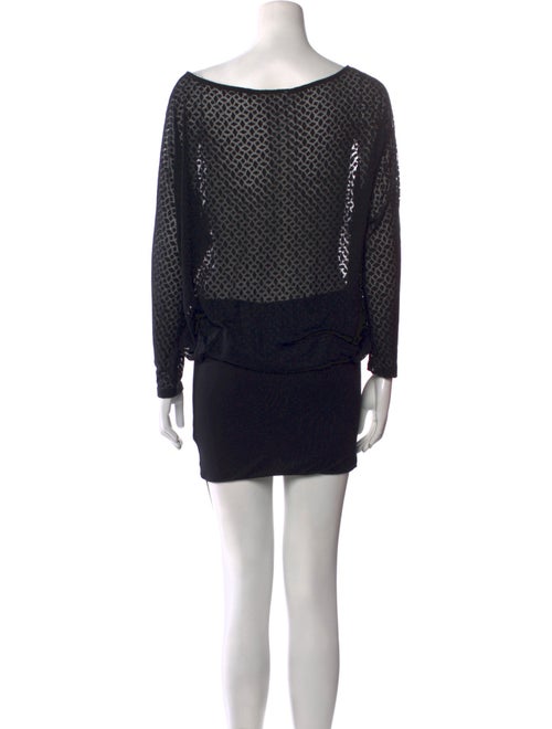 Ramy Brook Bateau Neckline Knee-Length Dress