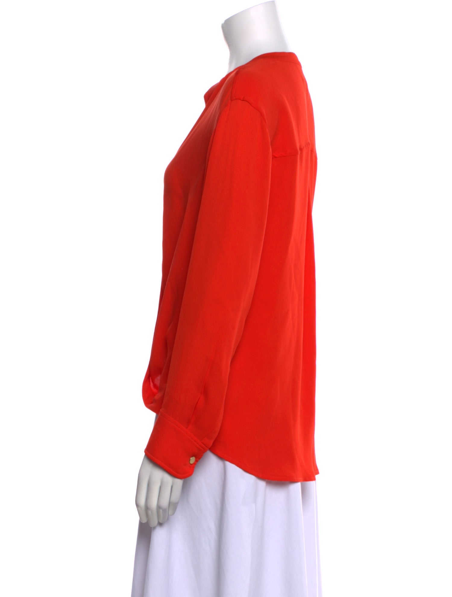 Ramy Brook Silk V-Neck Blouse