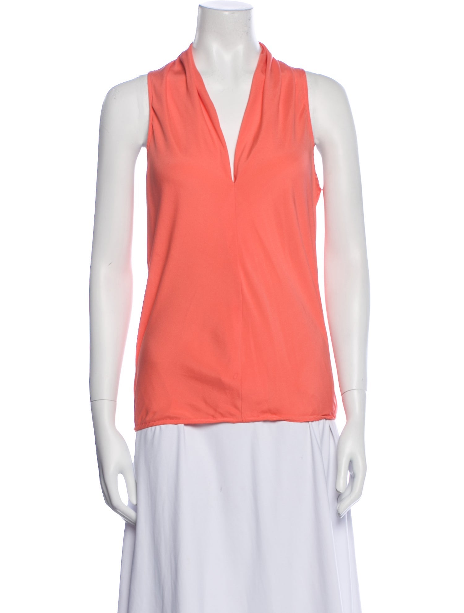 Ramy Brook Silk V-Neck Blouse