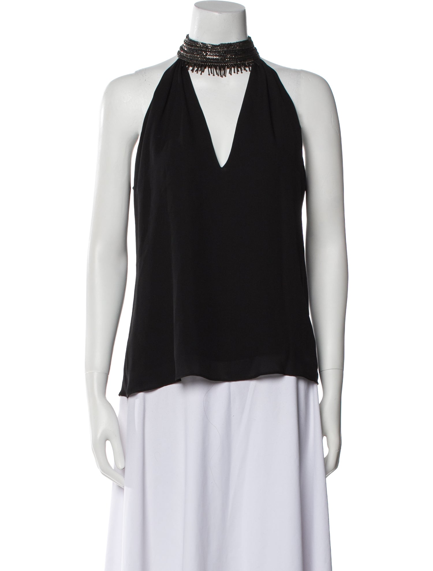 Ramy Brook Silk Halterneck Blouse