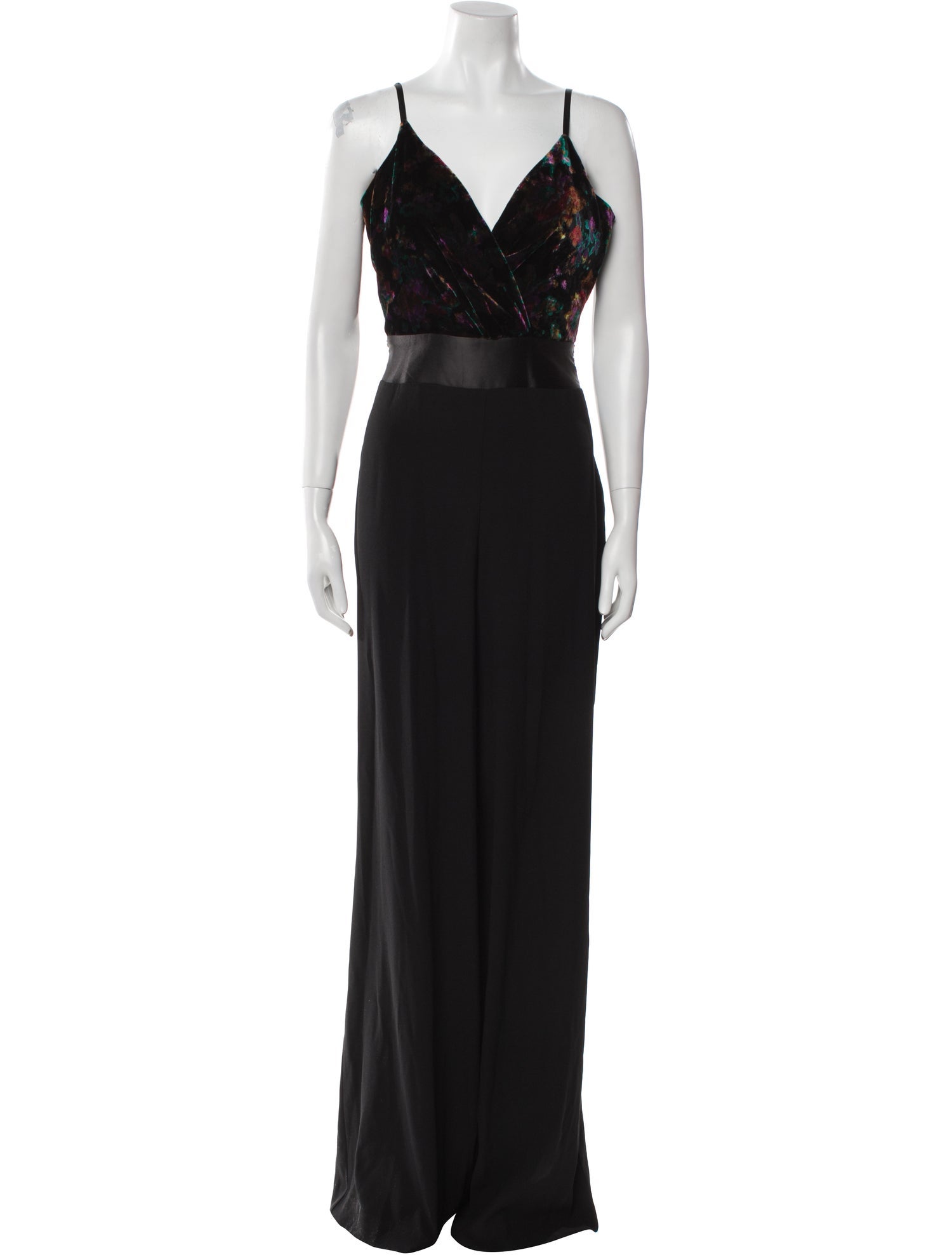 Ramy Brook Velvet V-Neck Jumpsuit w/ Tags