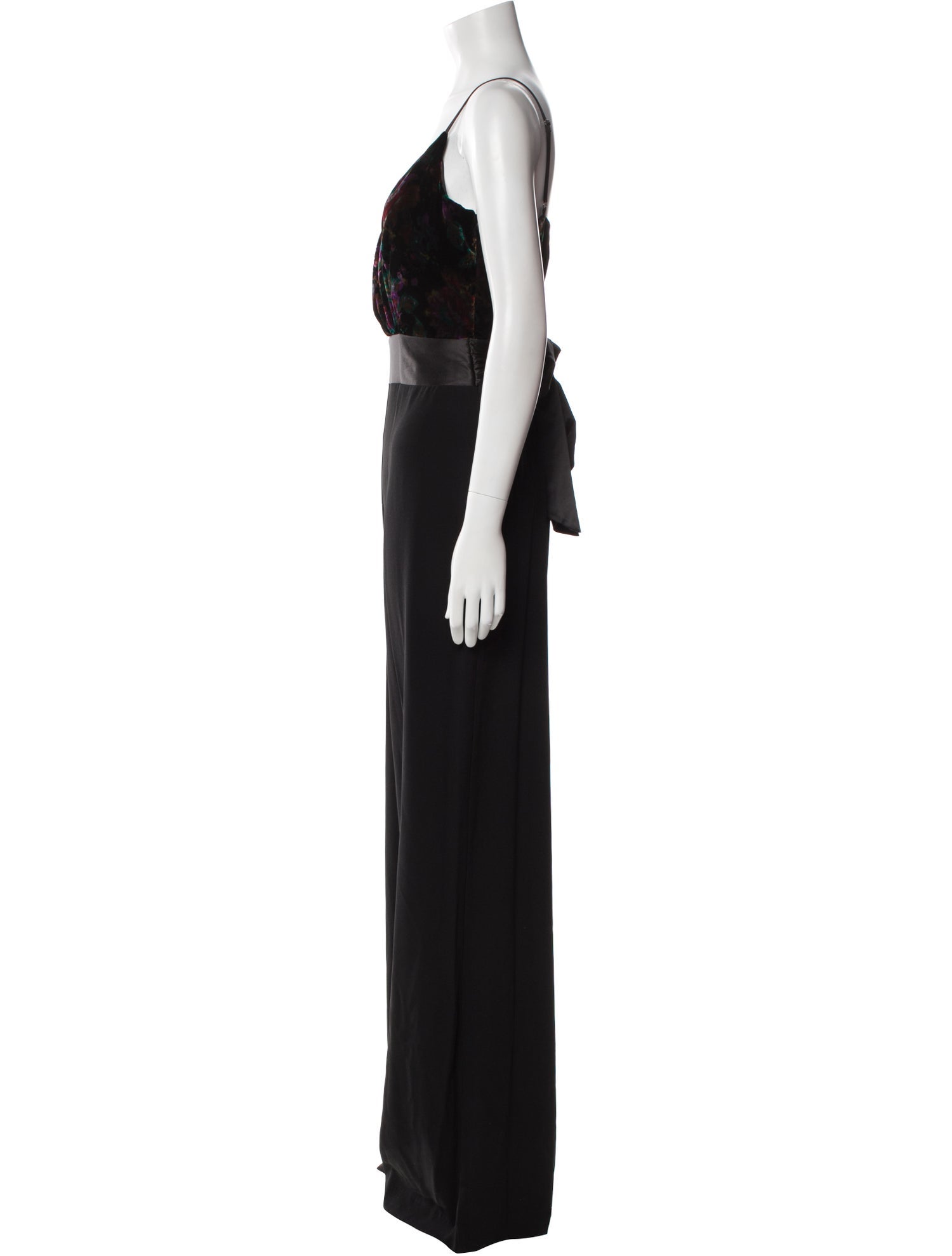 Ramy Brook Velvet V-Neck Jumpsuit w/ Tags