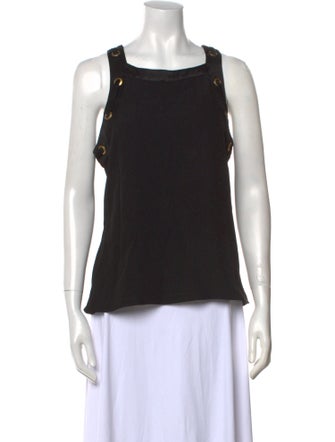 Ramy Brook Square Neckline Sleeveless Top