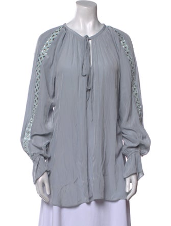 Ramy Brook V-Neck Long Sleeve Tunic