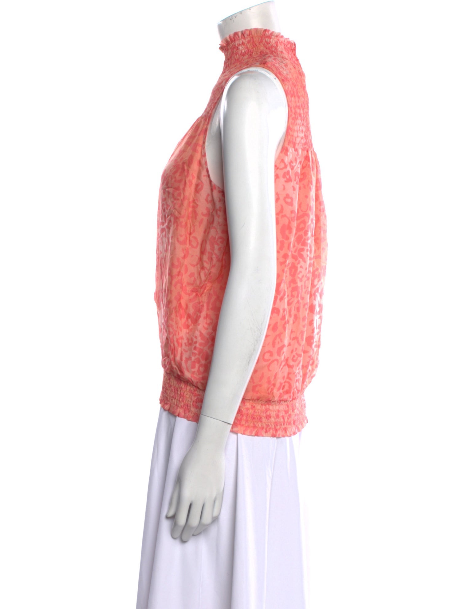 Ramy Brook Turtleneck Sleeveless Blouse