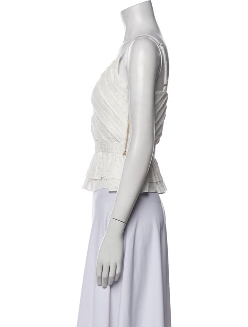 Ramy Brook V-Neck Sleeveless Crop Top