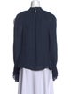 Ramy Brook Mock Neck Long Sleeve Blouse