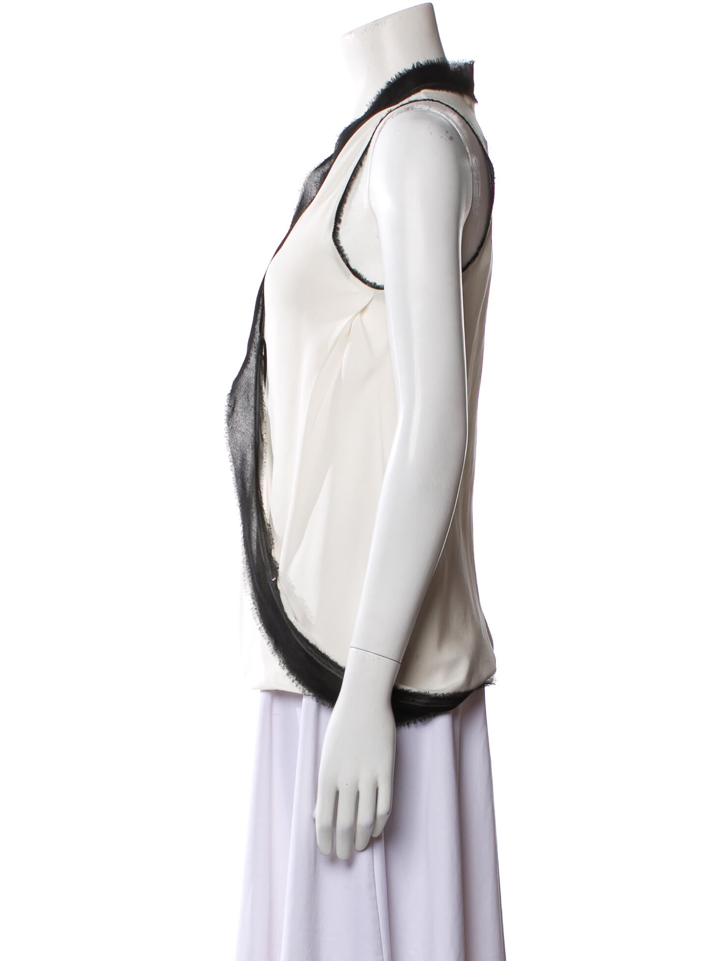 Ramy Brook Silk V-Neck Blouse