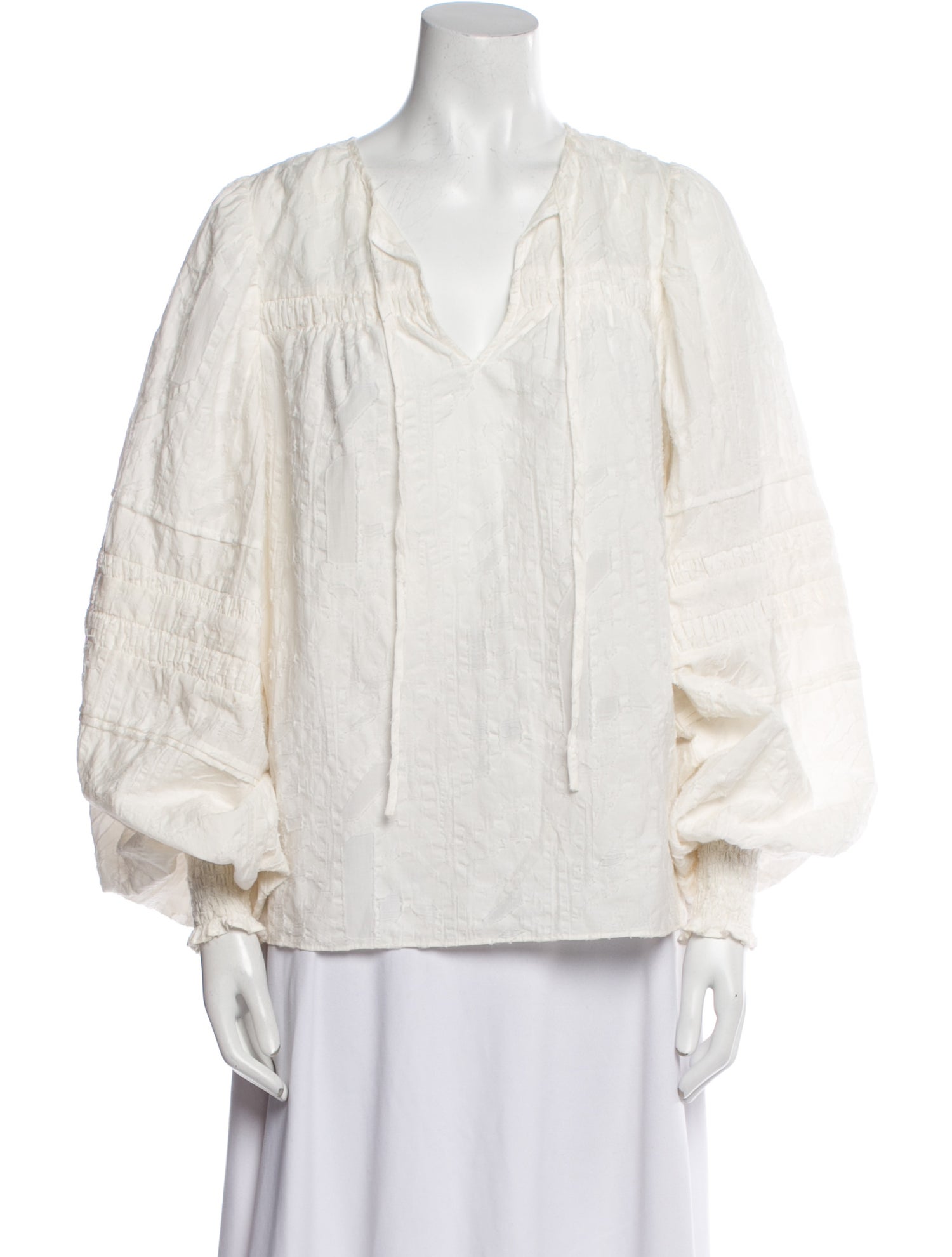 Ramy Brook V-Neck Long Sleeve Blouse