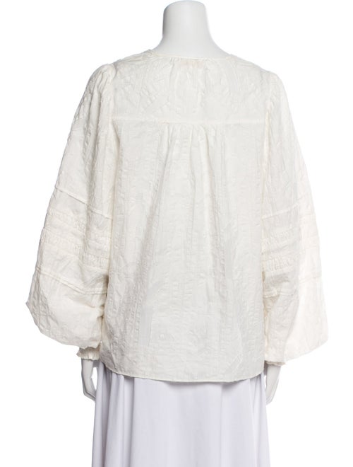 Ramy Brook V-Neck Long Sleeve Blouse