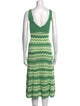 Ramy Brook Striped Midi Length Dress