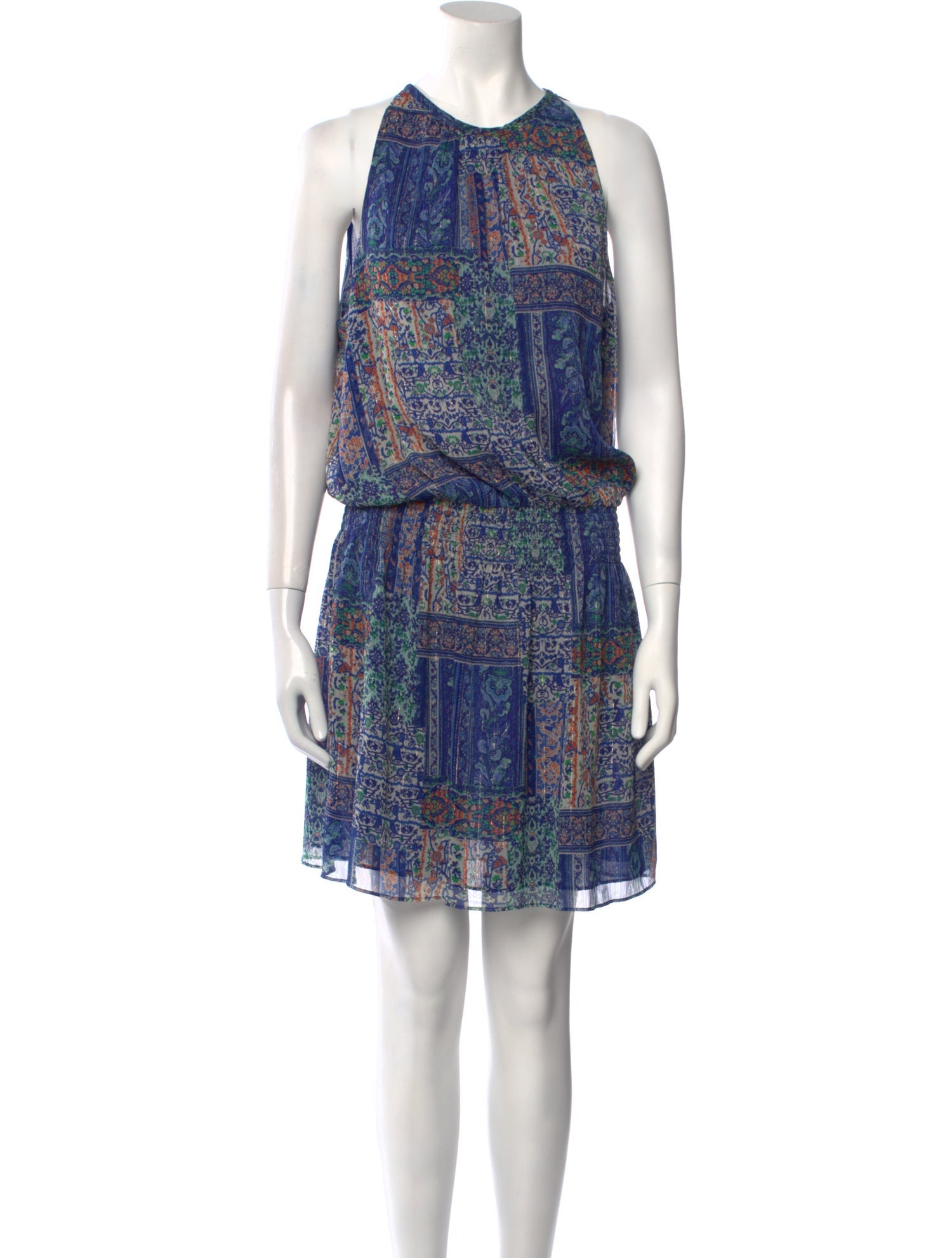 Ramy Brook Paisley Print Knee-Length Dress