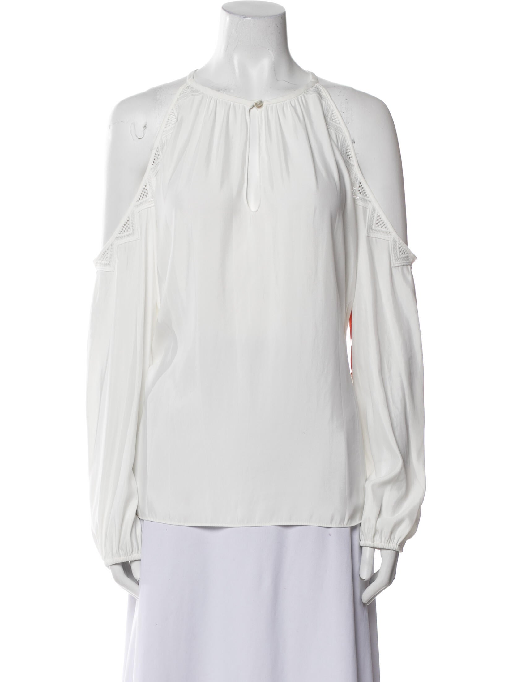 Ramy Brook Halterneck Long Sleeve Blouse