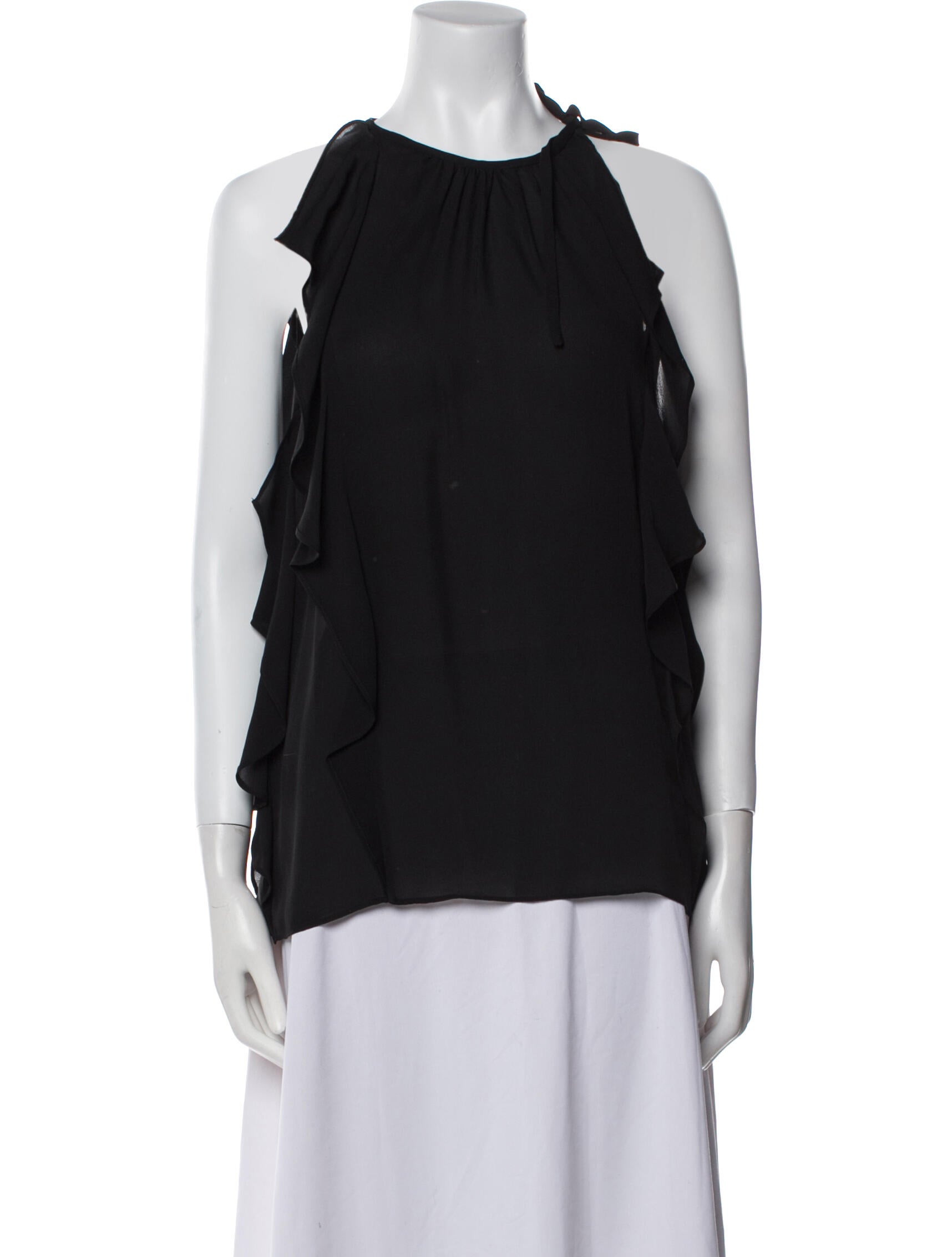 Ramy Brook Silk Halterneck Blouse