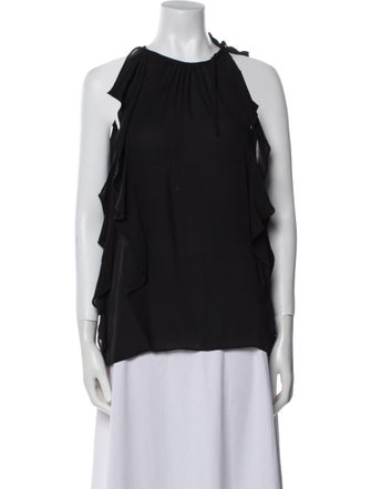 Ramy Brook Silk Halterneck Blouse