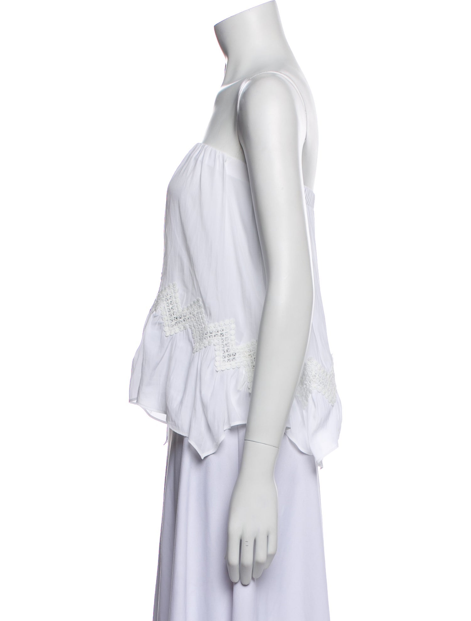 Ramy Brook Strapless Crop Top